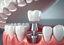 Имплантация 1 зуба